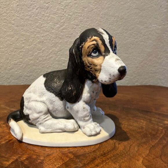 Porcelain Beagle Figurine Masterpiece by Homco Vintage‎ 1983 Mexico - Picture 1 of 5